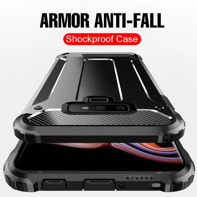

Luxury Anti-Fall Armor Case For Samsung Galaxy S7 Edge S8 S9 Plus Note 8 9 Phone Case Cover For S8 S9 Note 9 Shockproof Case