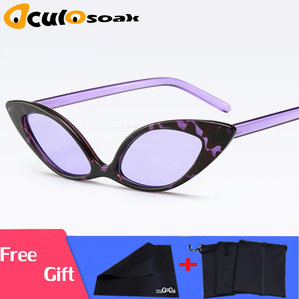 Brand Small Sunglasses Women 2019 Cool Brand Designer Trendy Sun Glasses Retro Cat Eye Sunglass Fashion Party Glasses