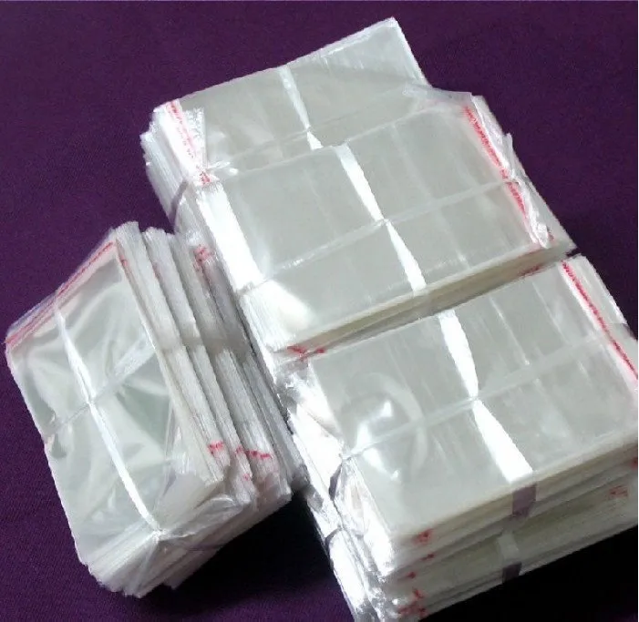 4000 шт/партия 8*12 см самоклеющиеся уплотнения пластиковые упаковочные пакеты мешочек для хранения ювелирных изделий замок Opp мешок прозрачные украшения& ремесленные упаковочные пакеты