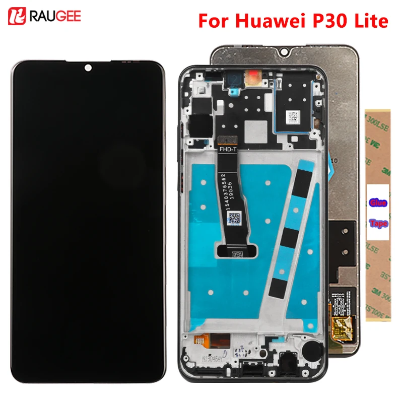 

Raugee Display For Huawei P30 Lite LCD display Touch Screen New Digitizer Replacement Touch Screen For Huawei P30 Lite Screen