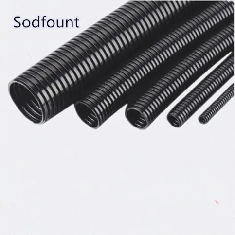 

5M Corrugated Tube Auto Car Corrugated Tube Pipe Insulation Wire Harness Casing Corrugated Casing