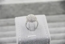 Fashion Silver Charm Vampire Twilight Bella Crystal Ring Replica Engagement Wedding Ring Jewelry Valentine Gift