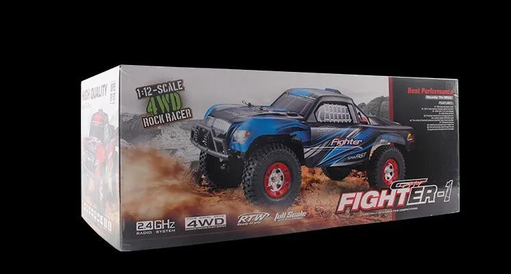 FEIYUE FY-01 внедорожные большие колеса 1/12 высокоскоростные RC автомобили 4WD высокопроизводительный внедорожник гоночный ралли автомобиль, супер мощность готов к запуску