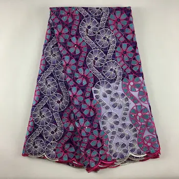 

Gold Color Nigerian Lace Fabric Dubai Embroidered 046 French Tulle Lace Latest African Lace Fabric 2019