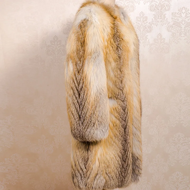 New Design Real Fox Fur Coat for Women Fashion Fur Coats
