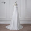 ADLN Maternity Empire Wedding Dress Customized White/Ivory Chiffon Bridal Gown for Pregnant Woman Plus Size Robe de Mariee 4