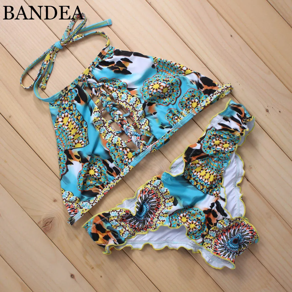 BANDEA Sexy Bikini 2017 Women Swimsuit Push Up Swimwear Female Brazilian Bikini Set Bandeau Summer Beach