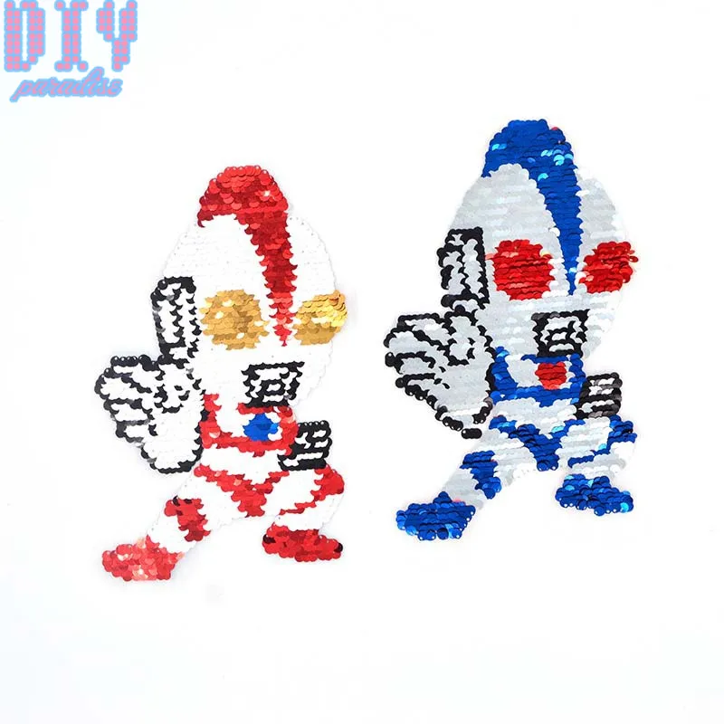 

Reverse Sequins Sew On Patches for Summer T Shirt clothes Clothing Reversible Change Color Patch Applique