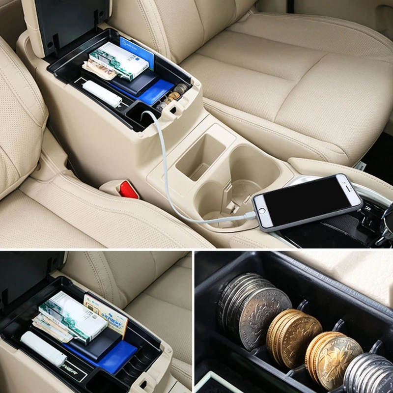 Car Center Console Armrest Box Glove Box Secondary Storage For Nissan