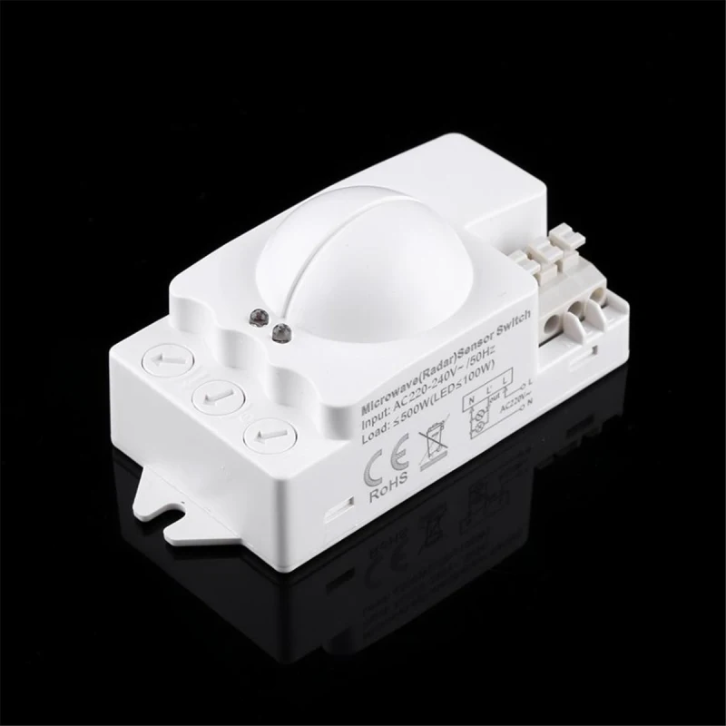 

Sell At A Loss 1PC 220V 5.8GHz Microwave Radar Movement Motion Detector Sensor Switch For Panel Ceiling Light Fluorescent Lamps
