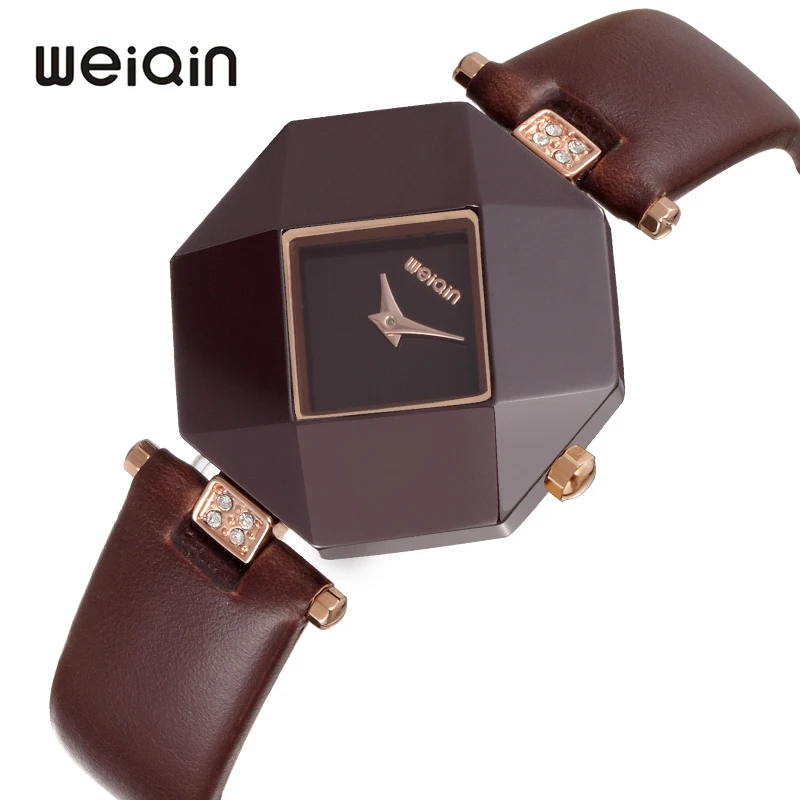 

WEIQIN Brand New Women's Watch Fashion Creative Ceramic Design Ladies Dress Quartz Wristwatch Girl Clock relojes mujer