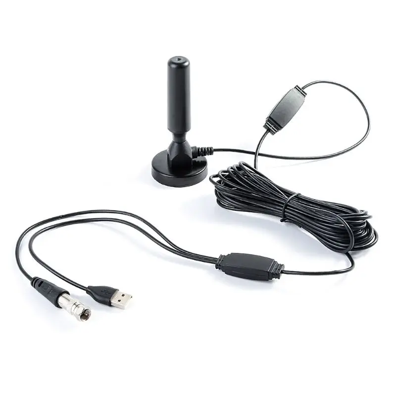 

Hdtv DTMB Ground Wave Black Car Aerial Digital Television Indoor Antenna TV Portable 200 Mile