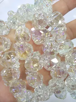 

10-25mm AB Crystal Skull Beads 10pcs, Faceted, Skull Jewelry, Wholesale Crystal Charms, Skull Head, Crystals, Skull Grey beads