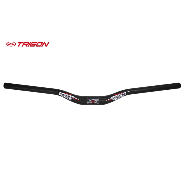 Cheap TRIGON HB108 MTB full carbon fiber horizontal moutain bike bicycle riser handlebar bar carbon handlebar bar  660mm*31.8mm