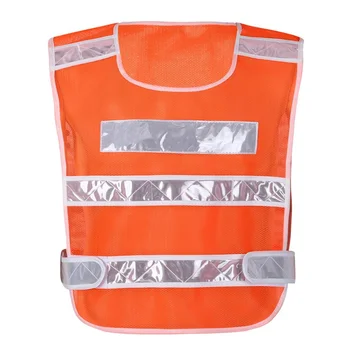 

1PCS Safety Vest Traffic Solid Motorcycle Night Rider Reflective Security Jacket Sportswear Outdoor Cycling Waistcoat Uniforms