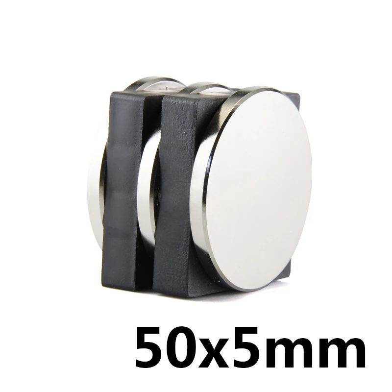 

*1pcs neodymium 50x5 mm Disc Rare Earth Neodymium magnet 50*5 mm Super Strong Magnets 50mmx5mm N35 magnetic
