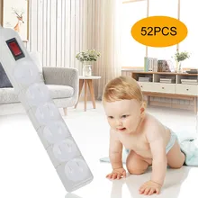 Защитная крышка с вилкой для защиты от удара, ABS, 52 шт., защита для детей, защита от удара, защита для маленьких устройств, новинка