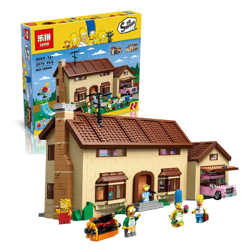 Buy Simpsons House Model Building Block Bricks LEPIN