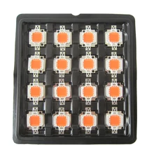 20 шт. Супер Яркий 10 Вт Полный Спектр 400 ~ 840nm SMD ПРИВЕЛО Растут Чип BridgeLux Свет Лампы Для Растений расти