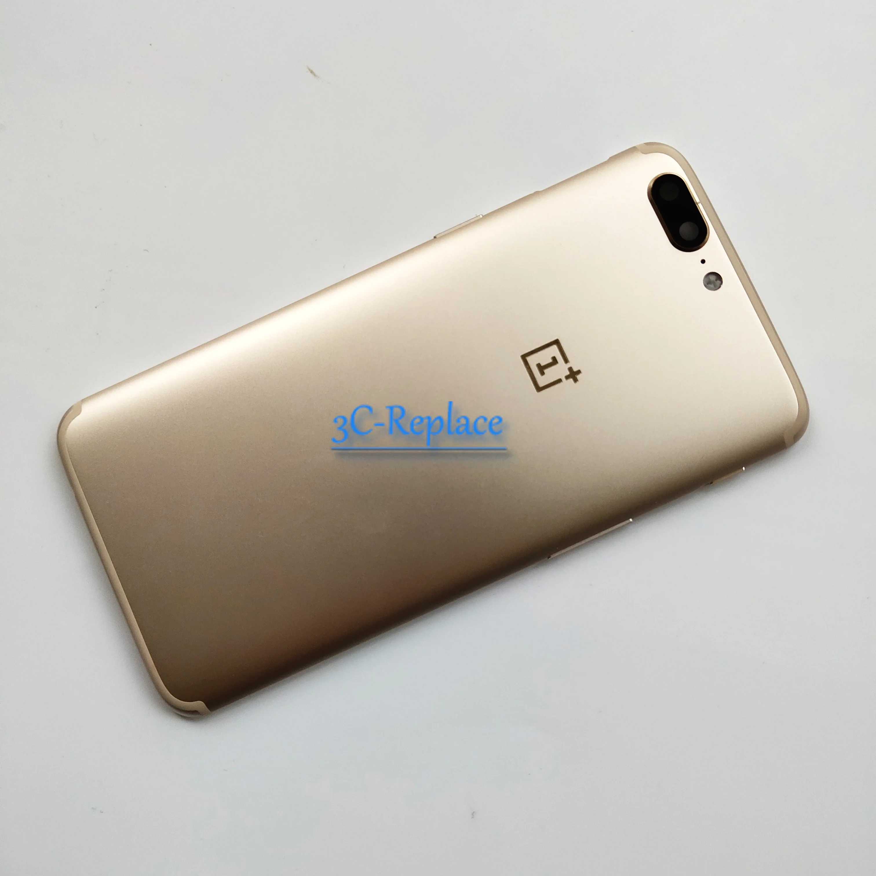 5,5 дюймов, черный/золотой цвет, для Oneplus 5 1+ 5 A5000, задняя крышка батарейного отсека, корпус, чехол, заднее стекло, запасные части