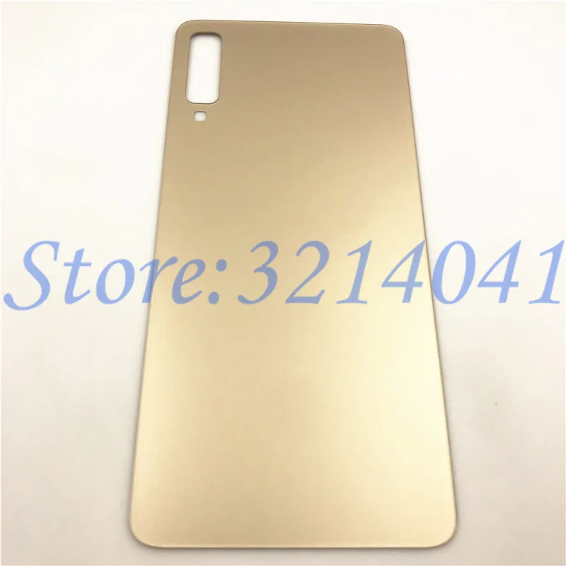 10 шт./лот для Samsung Galaxy A7 назад Батарея крышка A750 случае A750F SM-A750 задняя дверь Корпус Стекло Панель+ логотип