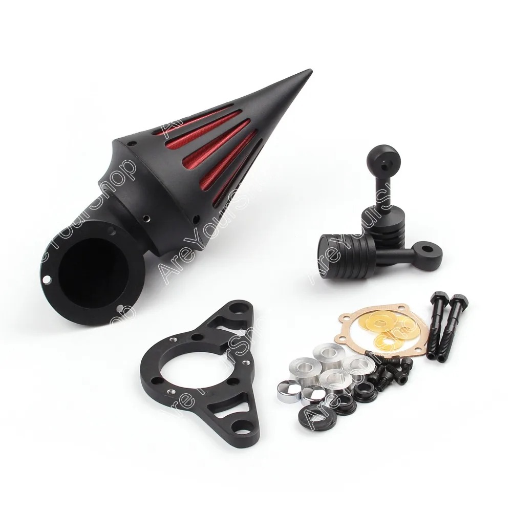 Sale Motorcycle Moto Cone Spike Air Cleaner Intake Filter CNC Aluminum