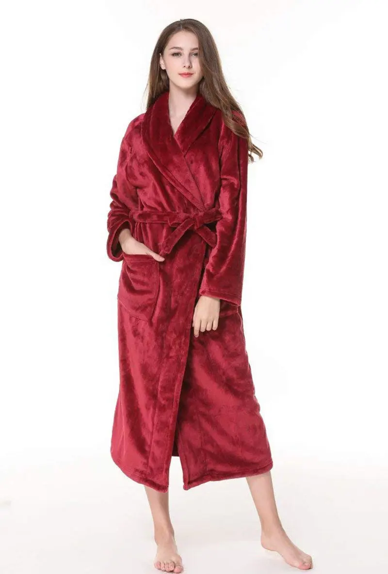 Nightgown-Pajamas-Bathrobe-Winter-Spa-Thicken-Large-Size---(12)