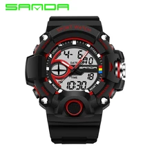 Мужские часы SANDA люксовый бренд S Shock мужские спортивные цифровые часы модные уличные военные мужские наручные часы relogio masculino