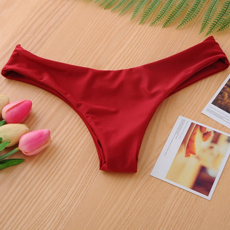 wine red Sfit женские сексуальные плавки, одежда для плавания, мужские трусы, перекрестная повязка, песочные Шорты для плавания, купальник с заниженной талией, плавки, большие размеры - Цвет: wine red