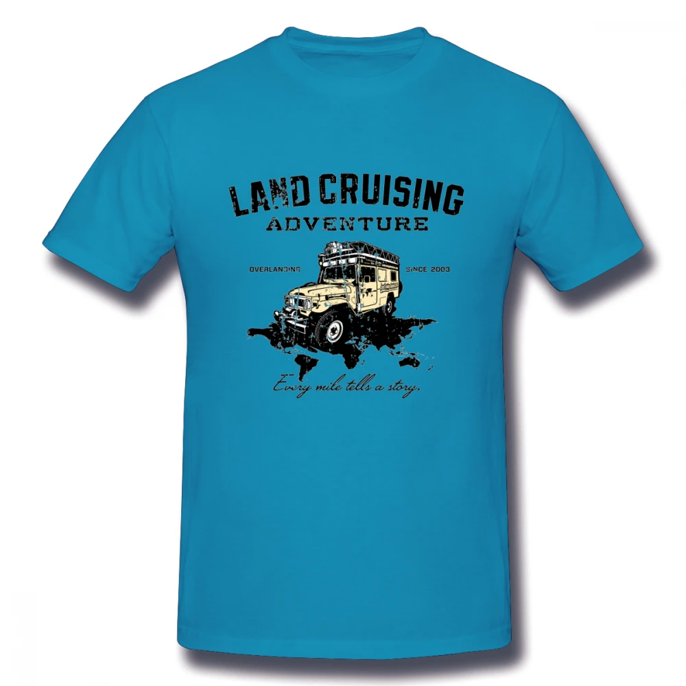 Land Cruiser Association INVERT манго футболка плюс размер повседневная футболка с короткими рукавами и 3D принтом - Цвет: Королевский синий