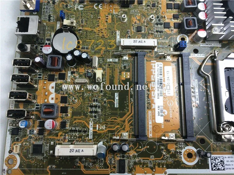 Рабочая настольная материнская плата для 2320 IPPSB-SFA NV103 0NV103 системная плата полностью протестирована