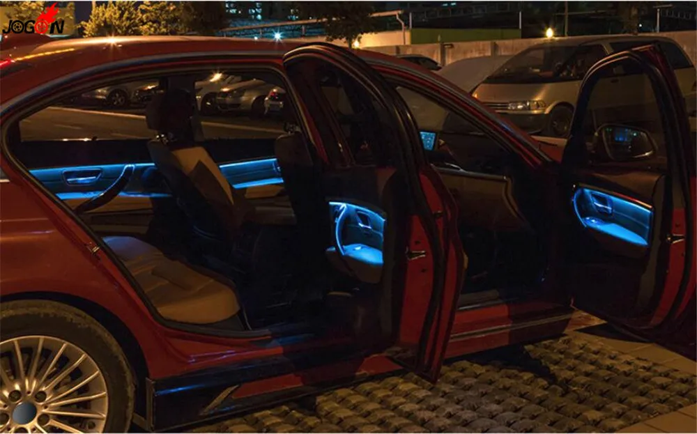 С подсветкой Led двойной цвет переменного тока/Радио отделка Модифицированная дверь Панель декоративный свет для BMW 3 серии F30 F31 2012