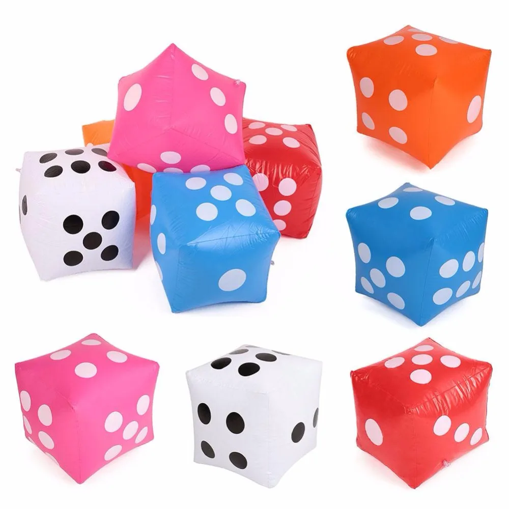 30*30cm Giant Inflatable Air Number Dice Outdoor Beach Toy Party Garden ...