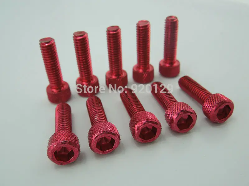 Красный декоративный винт для мотоцикла M6mm x 25mm|screw size|screw screwscrew blade |
