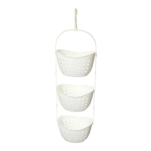 New 3 Tier Plastic Basket Shower Caddy Hanging Rack Tidy Shelf Organiser Storage White | Обустройство дома