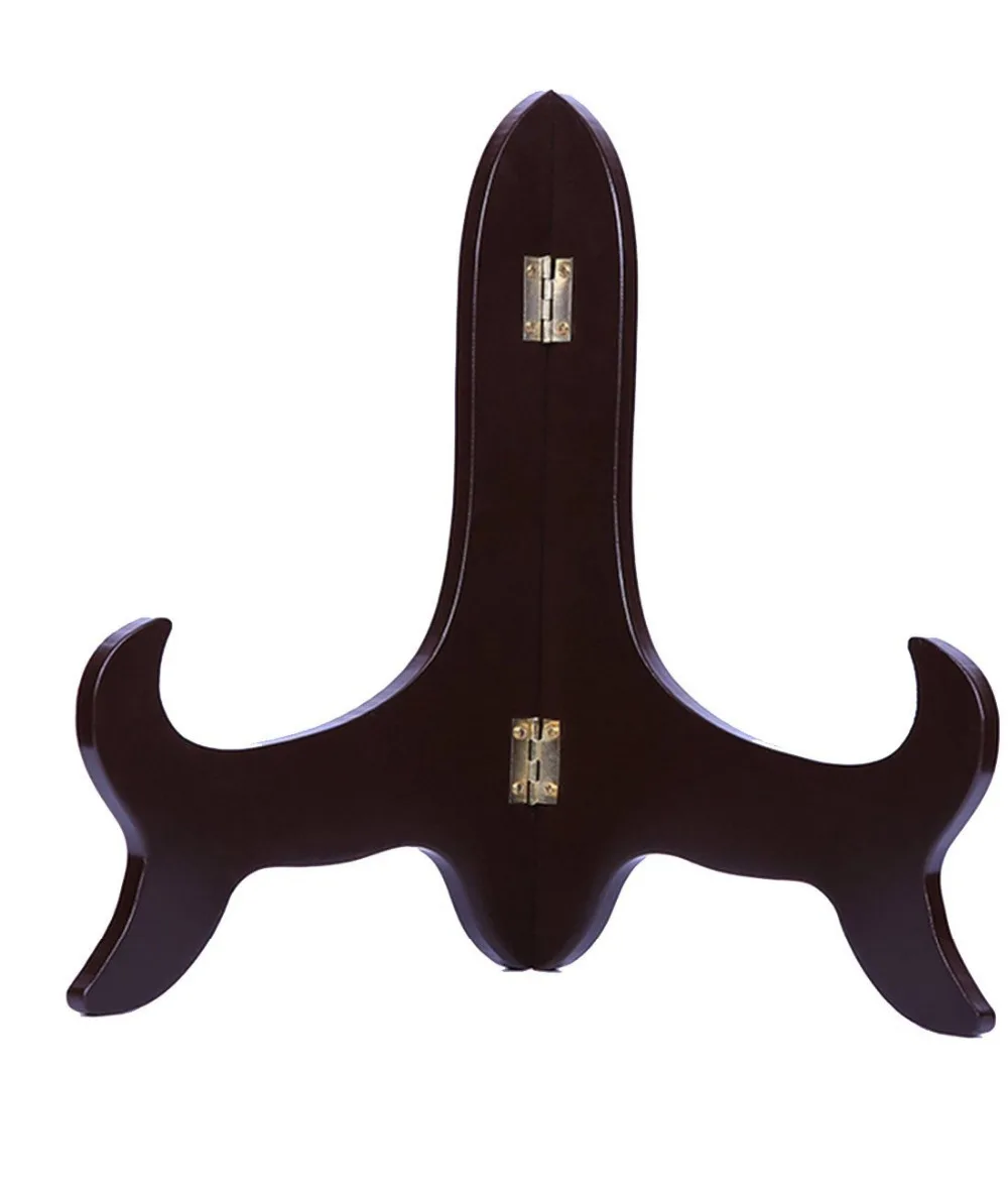 Wood Folding Display Plate Stand Easels W2003in Storage Holders