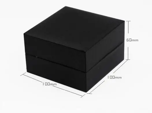 Розничная и holesale дешевые бумаги черный пластиковый ящик для хранения могли бы логотип часы ювелирные изделия упаковочные коробки фабрика