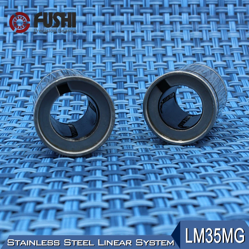 LM35MG линейные шарикоподшипники 35x52x70 мм(1 шт.) Нержавеющая сталь смола фиксатор линейная втулка LMS35UU вал 35 мм LMS35 MG подшипник