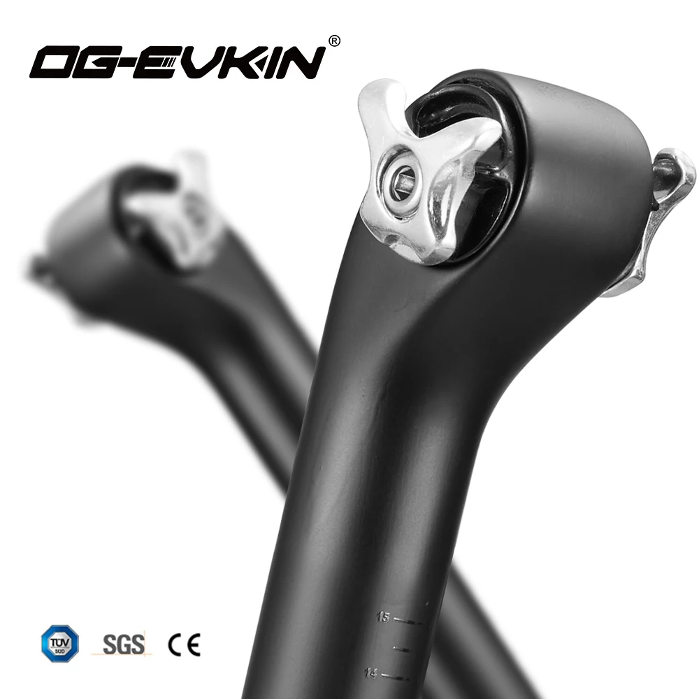 

OG-EVKIN SP-005/SP-006 Carbon Seatpost 6° Road Bicycle Seatpost 27.2/31.6mm Seat Tube 350/400MM Canote Carbono Bicycle Parts