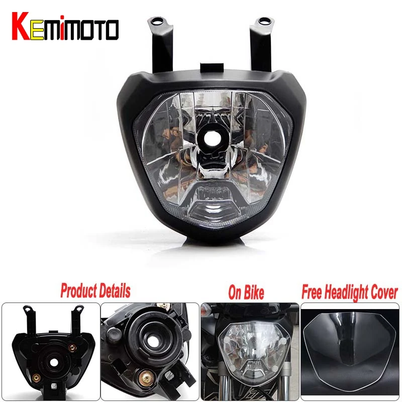 

MT 07 MT07 Front Head Light Headlight Housing For Yamaha MT-07 FZ-07 2014 2015 2016 Motorcycle Lighting Headlamp accessories
