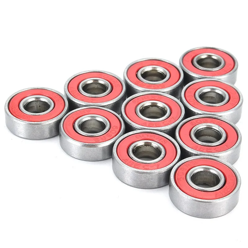 Профессиональный ABEC 7 608rs скейт скутер скейтборд Колёса 10 шт. запасных Подшипники мяч ролик высочайшей точности Валы