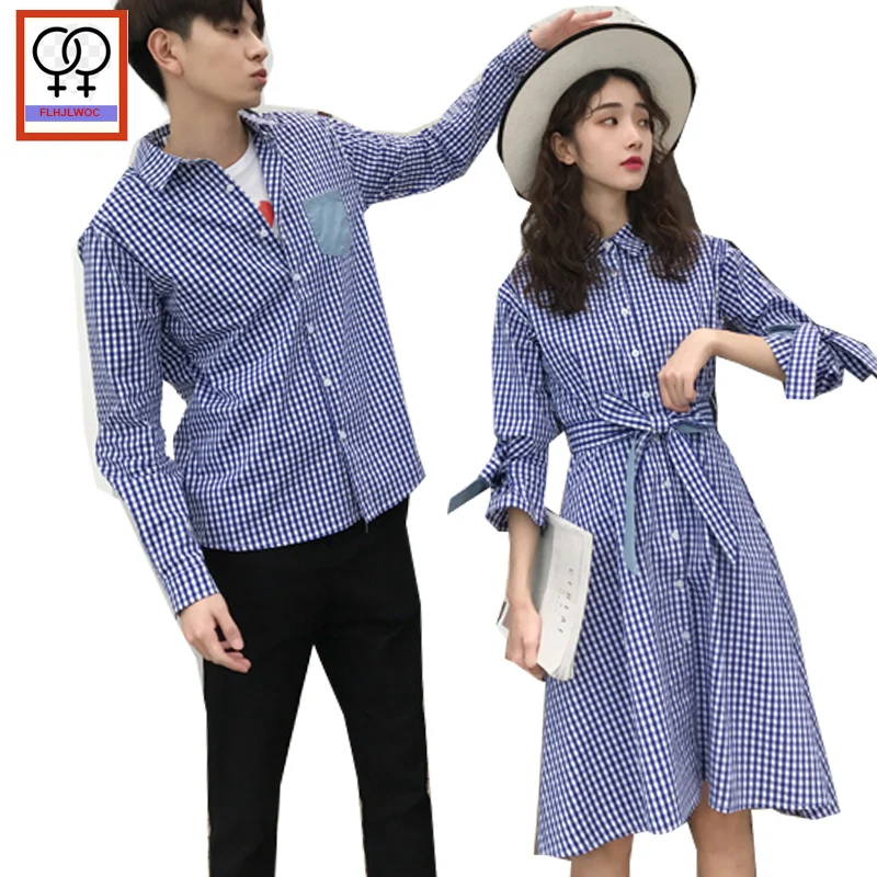 matching shirt and dress for couples