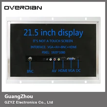 21 дюймовый/21 5 дюйма VGA/HDMI/AV/BNC интерфейс не сенсорный промышленное