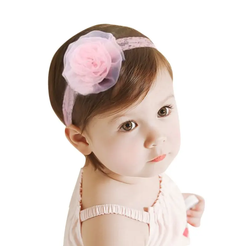 

2017 Lovely Infant Toddler Flower Headbands Baby Headband Girls Headwear Newborn Hair Band Baby Girl Hair Accessories P2