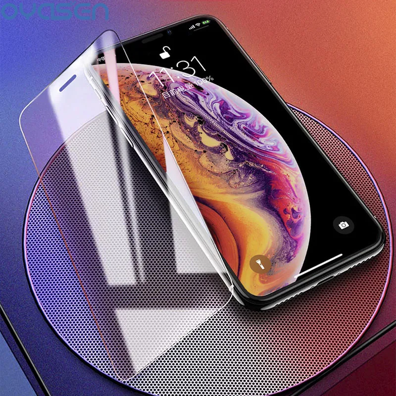 9H закаленное стекло для iPhone XS Max XR X 8 7 6s 6 Plus 5 5S SE 4S 4 Взрывозащищенная Защита экрана