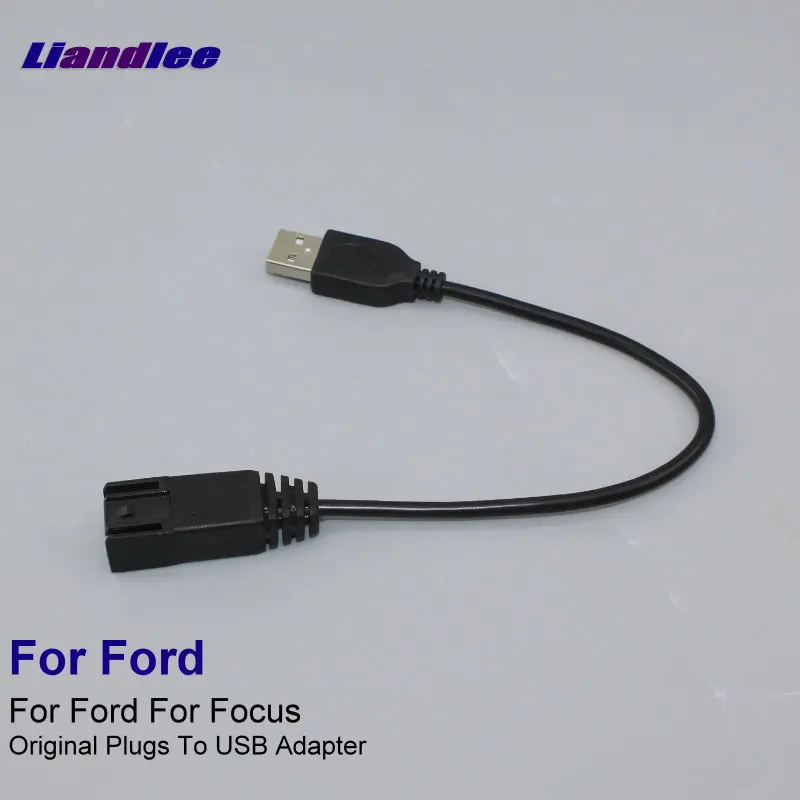 Оригинальные штекеры Liandlee к USB разъему адаптера для Ford Focus Автомобильное CD радио