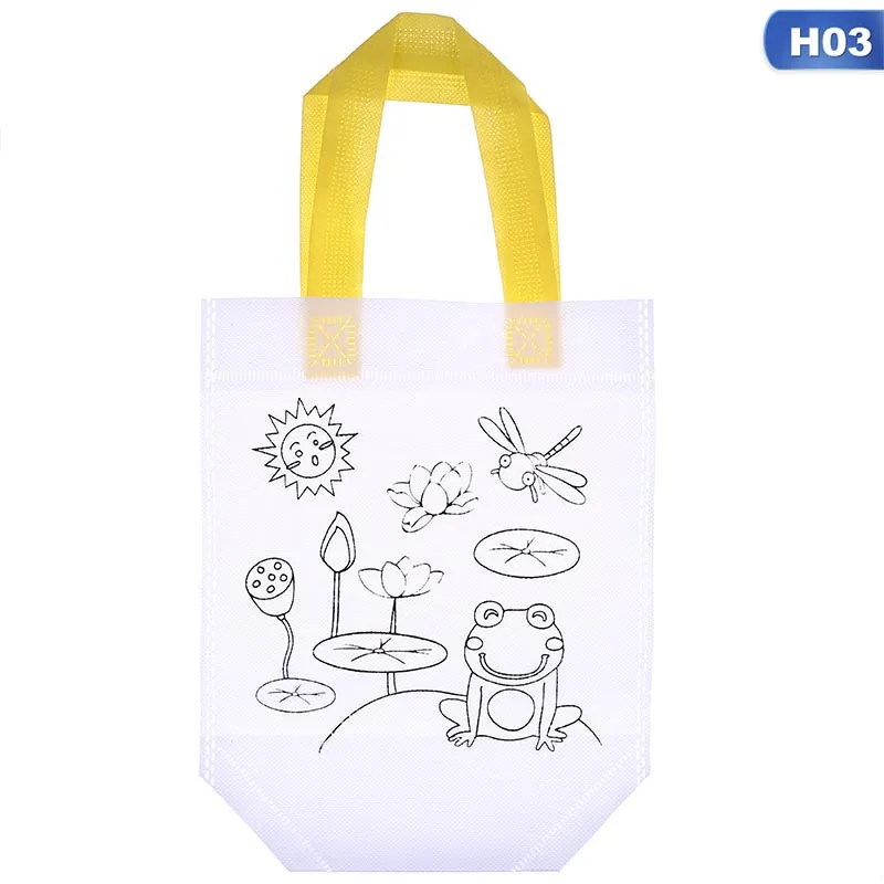 1pc For Children DIY Drawing Craft Color Bag Children Learning Educational Tools With A Safe Watercolor Pen For Baby Gifts