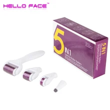 DRS 5 в 1 Дерма роликовая система микроиглы штамп глаз лицо тело дермароллер для ухода за кожей мезотерапия