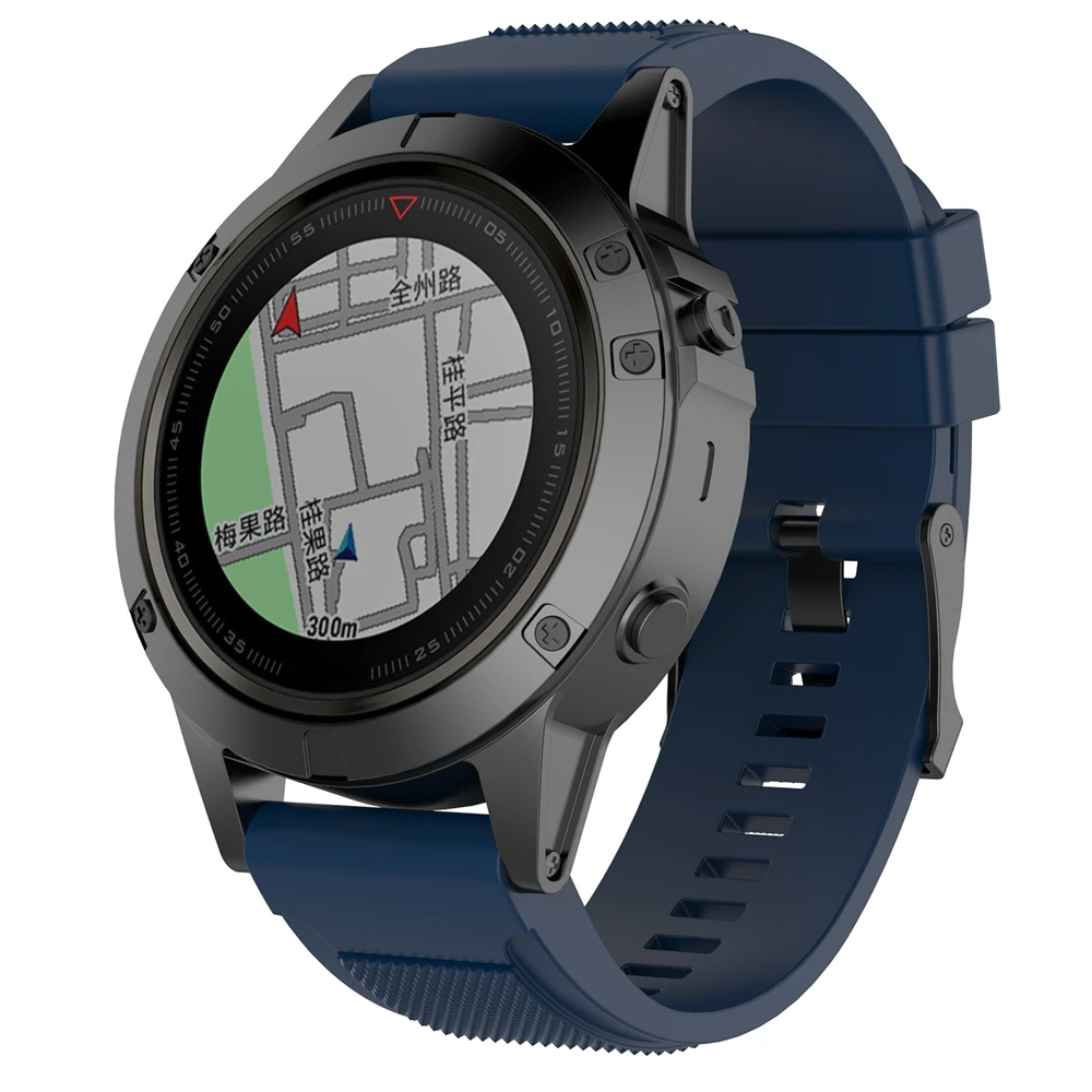 26 мм 22 мм 20 мм быстросъемный силиконовый ремешок для часов для Garmin Fenix 5X5 5S Plus 3 3HR forerunner935 quatix5 ремешок