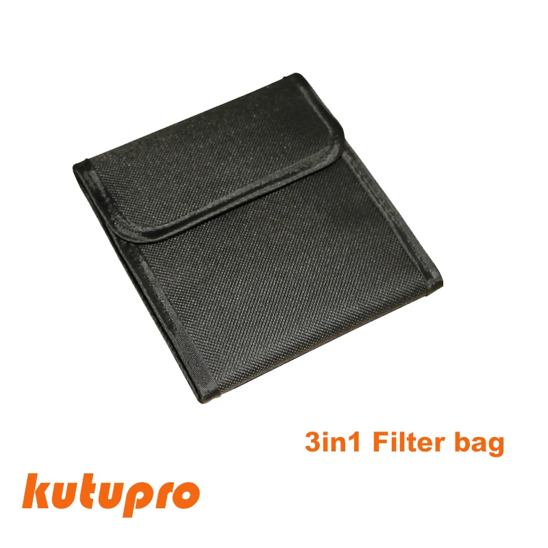 Ktutupro универсальный портативный нейлоновый фильтр для объектива камеры Сумки для 37 мм-82 мм Фильтры для камеры 3 Бумажник Аксессуары для объективов чехол